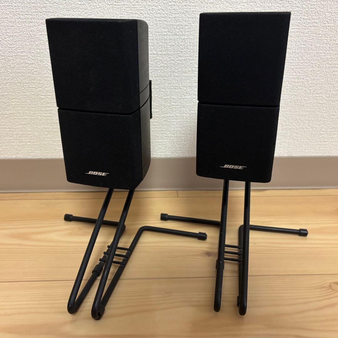【美品】BOSE ダブルキューブ サテライトスピーカー スタンド付