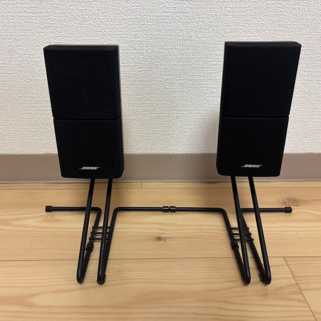 【美品】BOSE ダブルキューブ サテライトスピーカー スタンド付