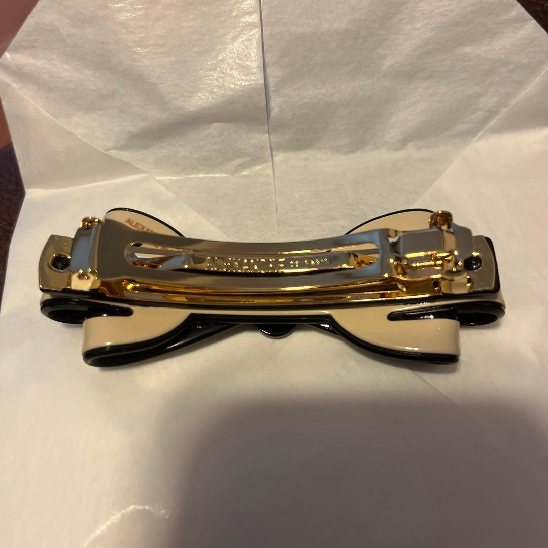 アレクサンドルドゥパリ　リボン型ヘアバレッタ