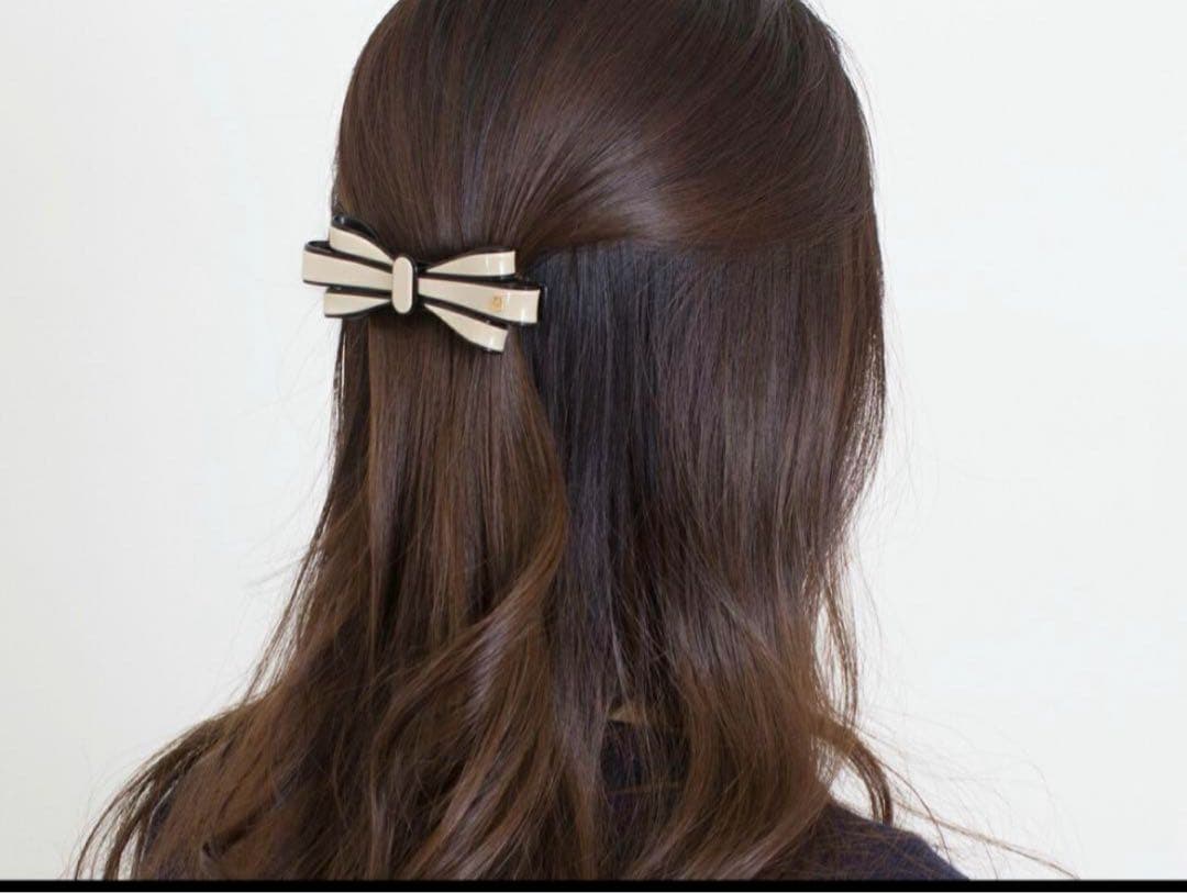 アレクサンドルドゥパリ　リボン型ヘアバレッタ