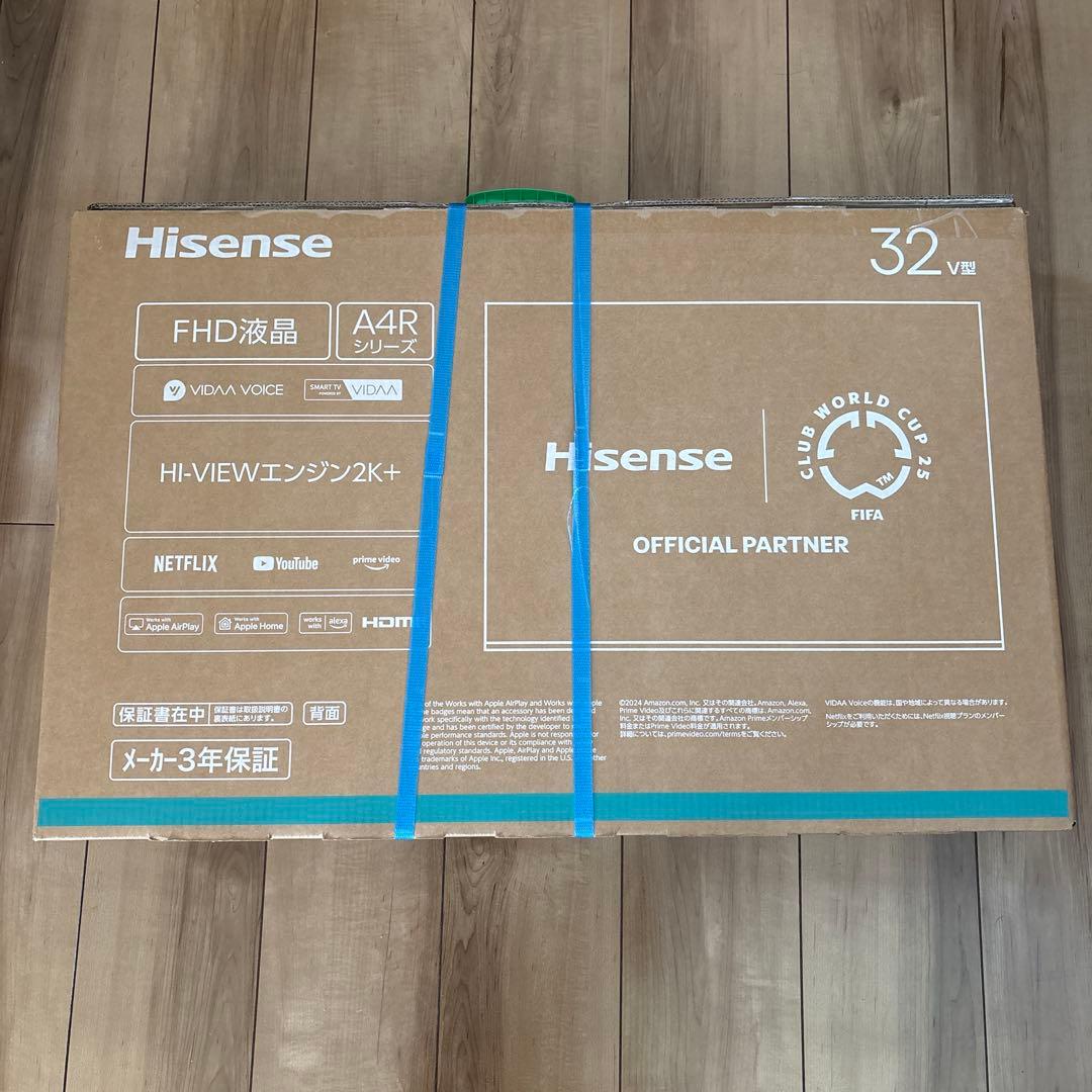 限定値下　2025年Hisense 32インチ FHD液晶テレビ A4Rシリーズ
