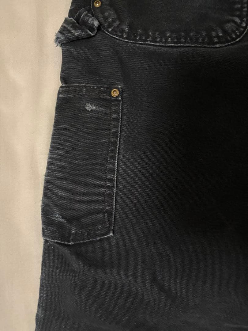 カーハート carhartt ダブルニー パンツ 黒