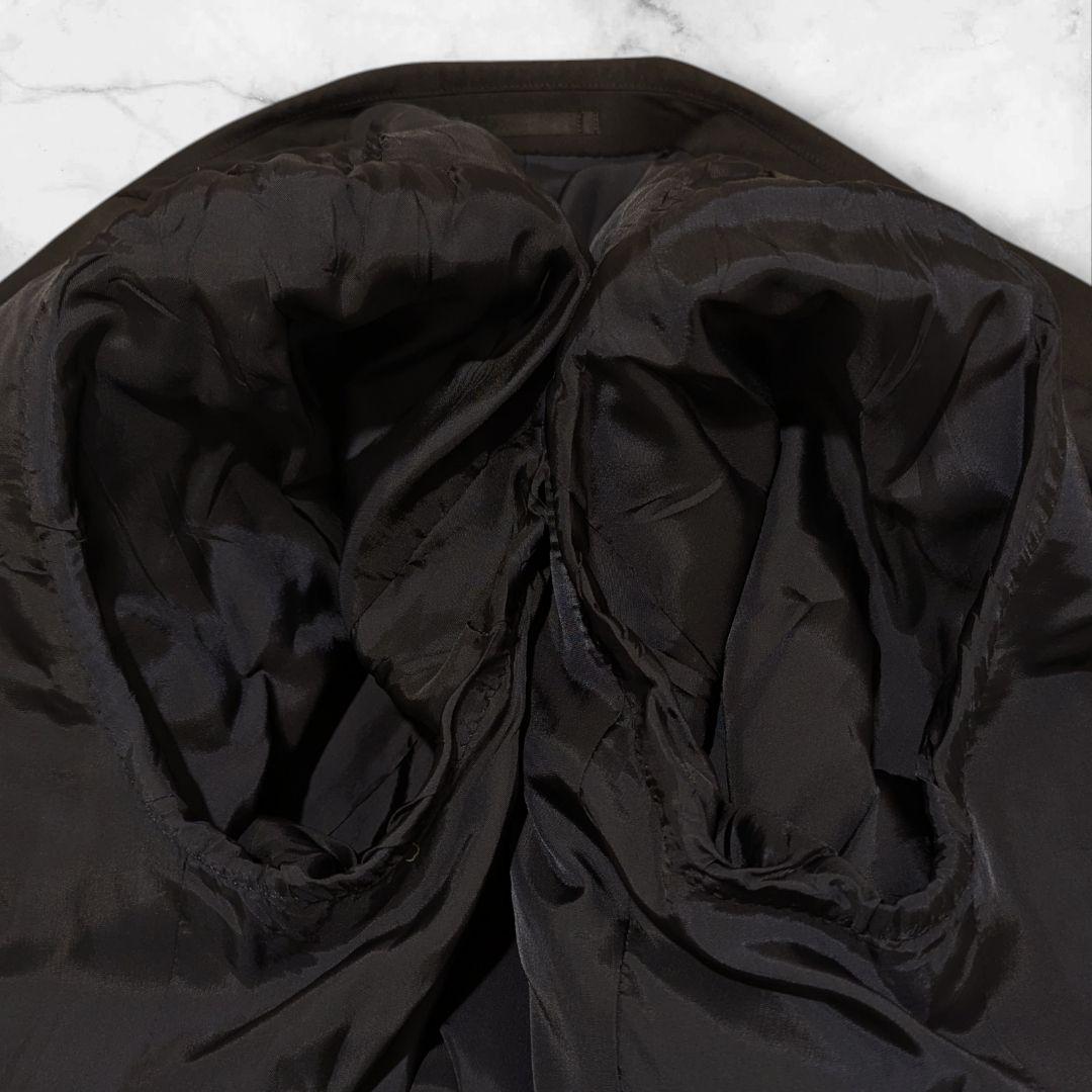 LANVIN ダブルブレスト テーラードジャケット ブラック 金ボタン