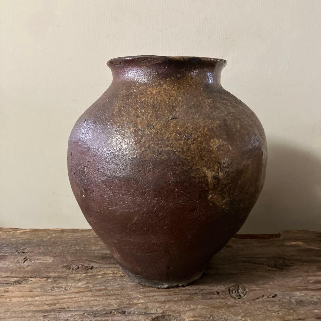 古常滑破れ壷　室町時代　古丹波　古備前　花器　大久保裕司　秦秀雄　白洲正子　李朝