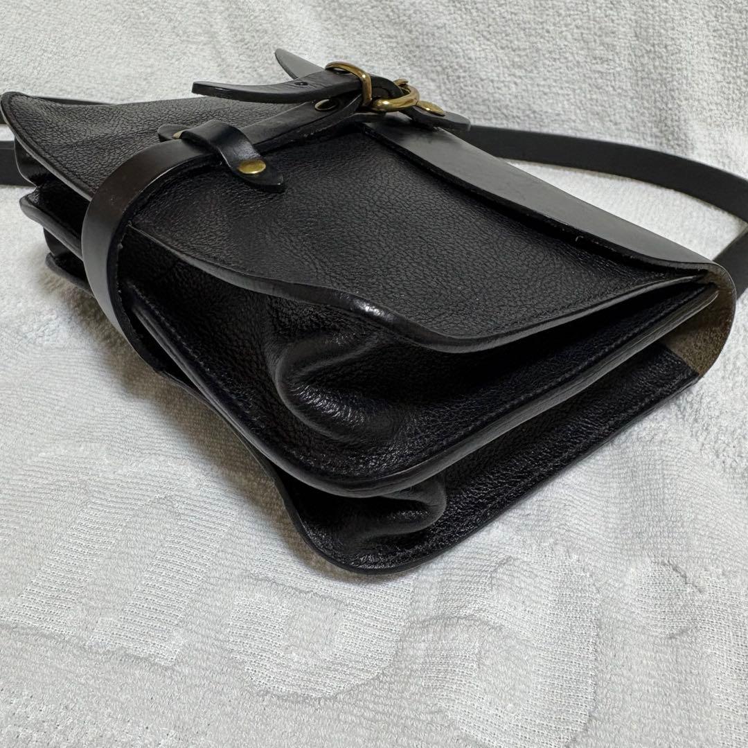 IL BISONTE ショルダーバッグ ブラック