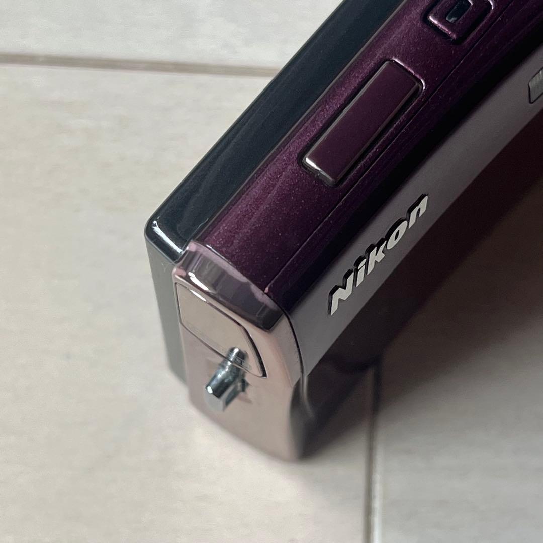 Nikon COOLPIX S60 ワインレッド デジカメ 動作確認済み