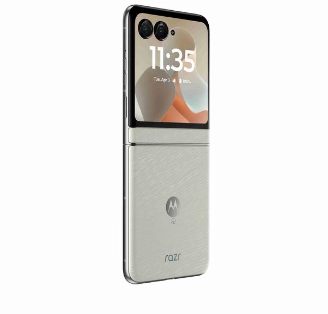 MOTOROLA razr 60 ライトスカイホワイトSIMフリースマートフォン