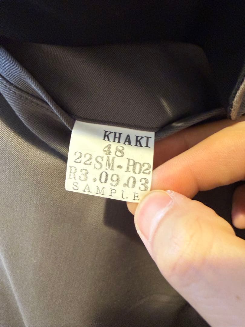 THE RERACS サンプル品グレー スラックス