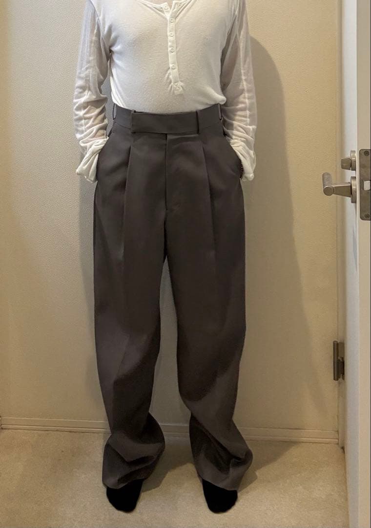 THE RERACS サンプル品グレー スラックス