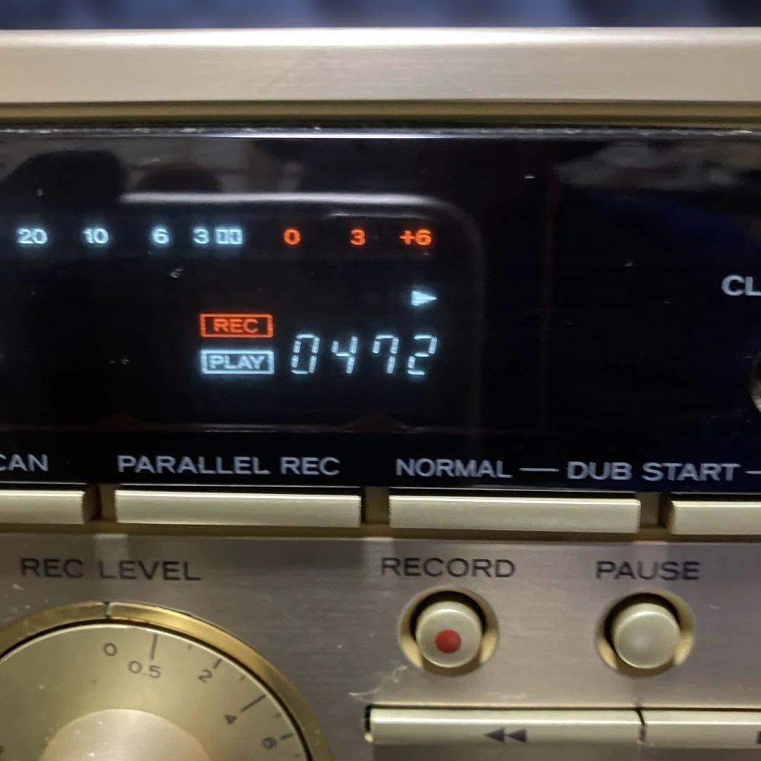 【如月価格】《完動品》TEAC W-860R Wカセットデッキ(リモコン付