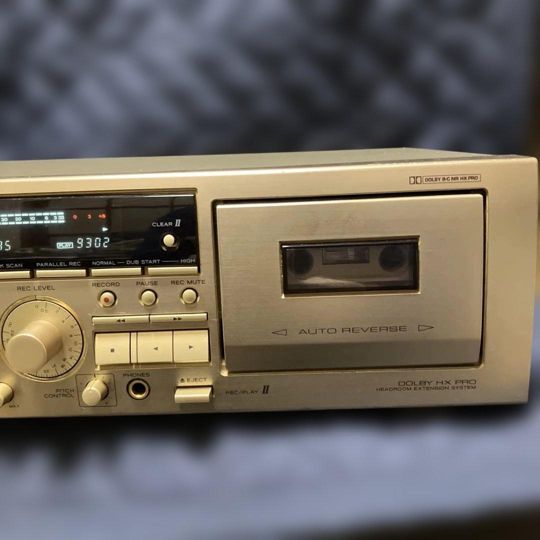 【如月価格】《完動品》TEAC W-860R Wカセットデッキ(リモコン付