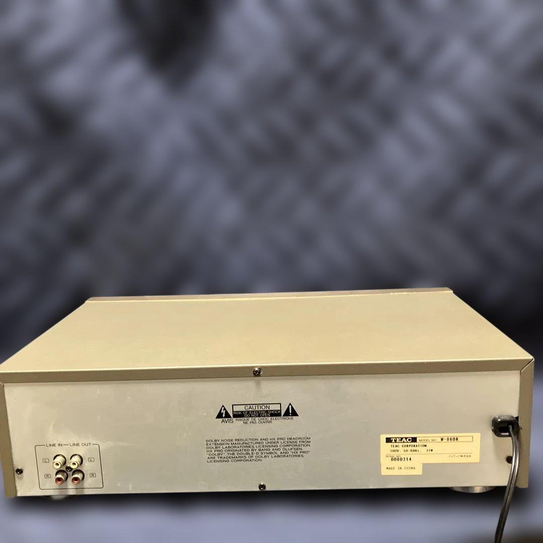 【如月価格】《完動品》TEAC W-860R Wカセットデッキ(リモコン付