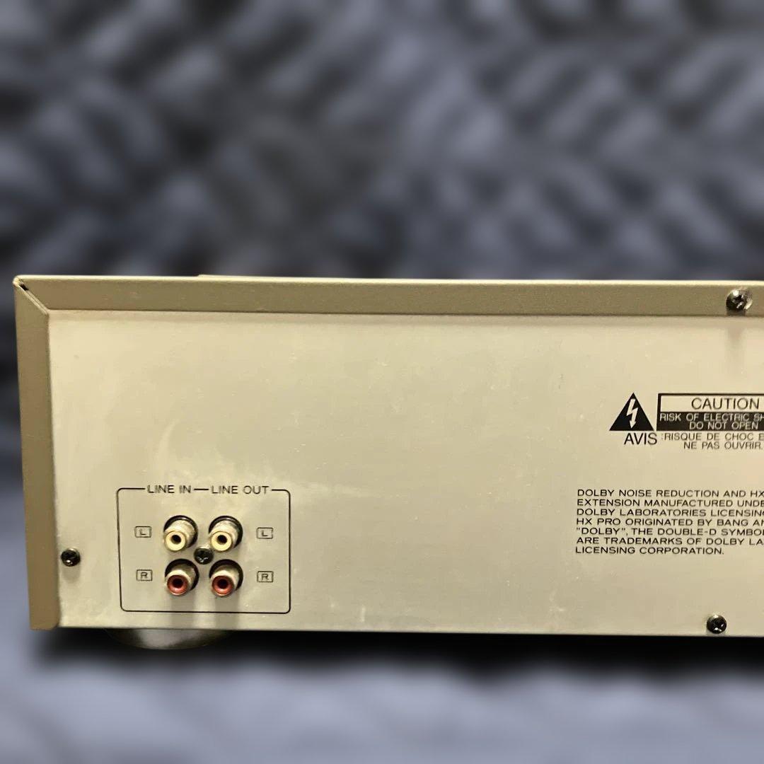 【如月価格】《完動品》TEAC W-860R Wカセットデッキ(リモコン付