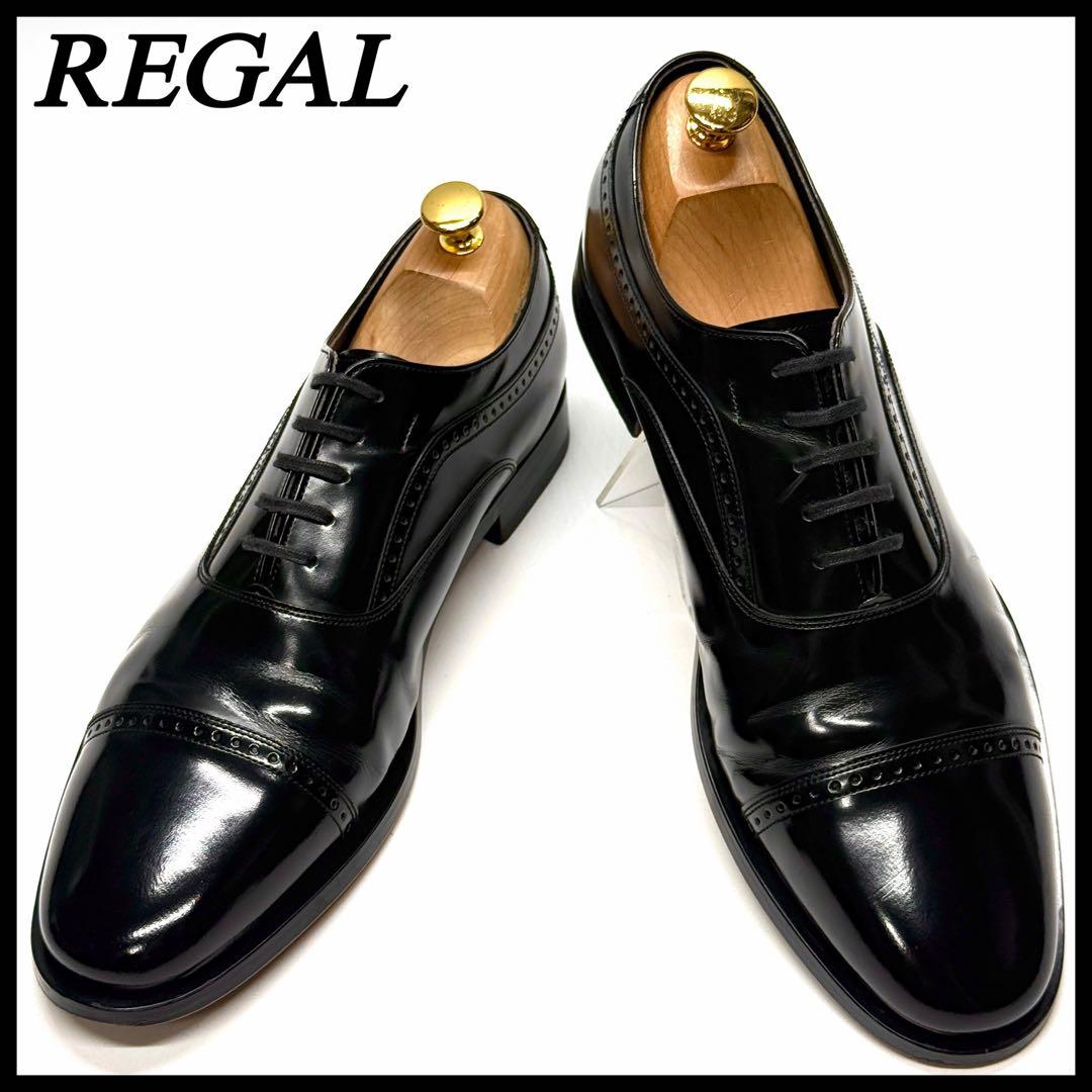 REGAL ストレートチップ 41YR ビジネスシューズ ブラック フォーマル