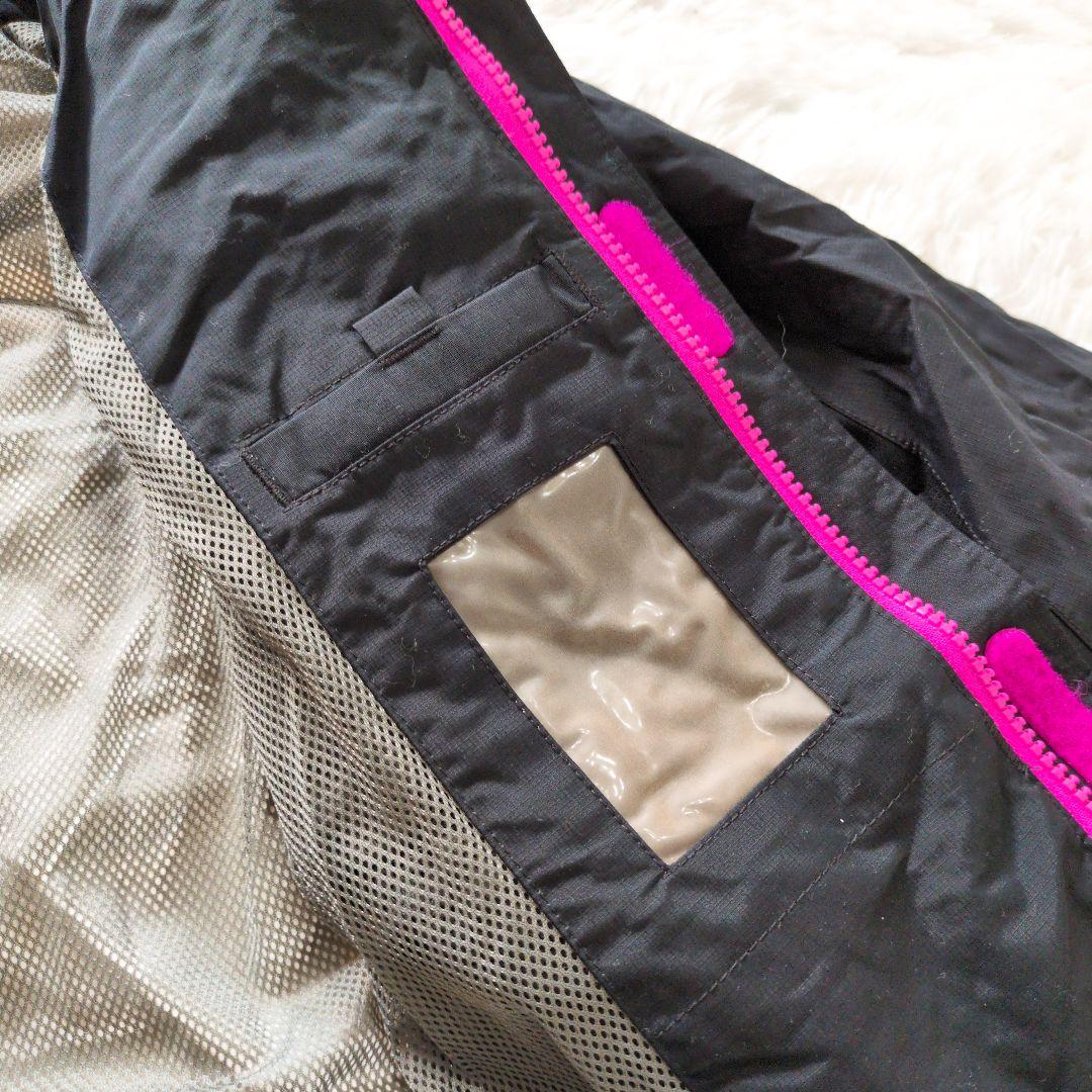 美品　コロンビア　スノボウエア　ジャケット　黒　ピンク　M　オムにテック6158