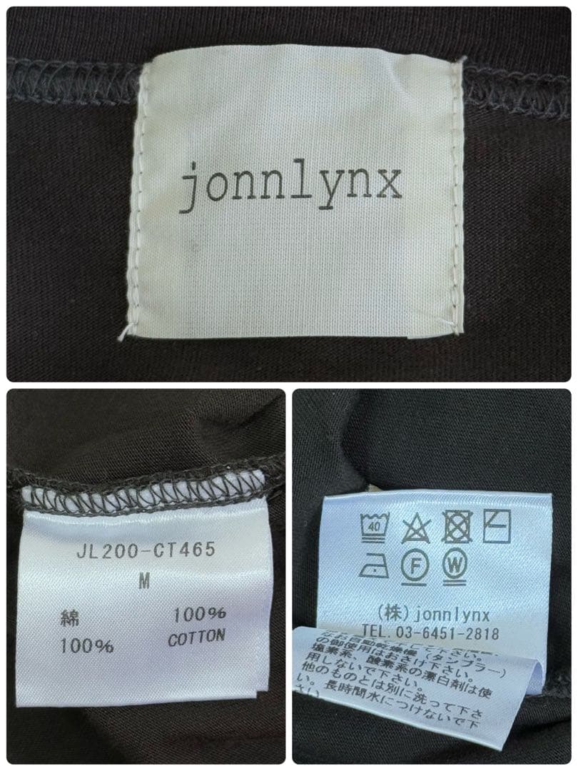 jonnlynx ジョンリンクス　transformer tee 焦茶