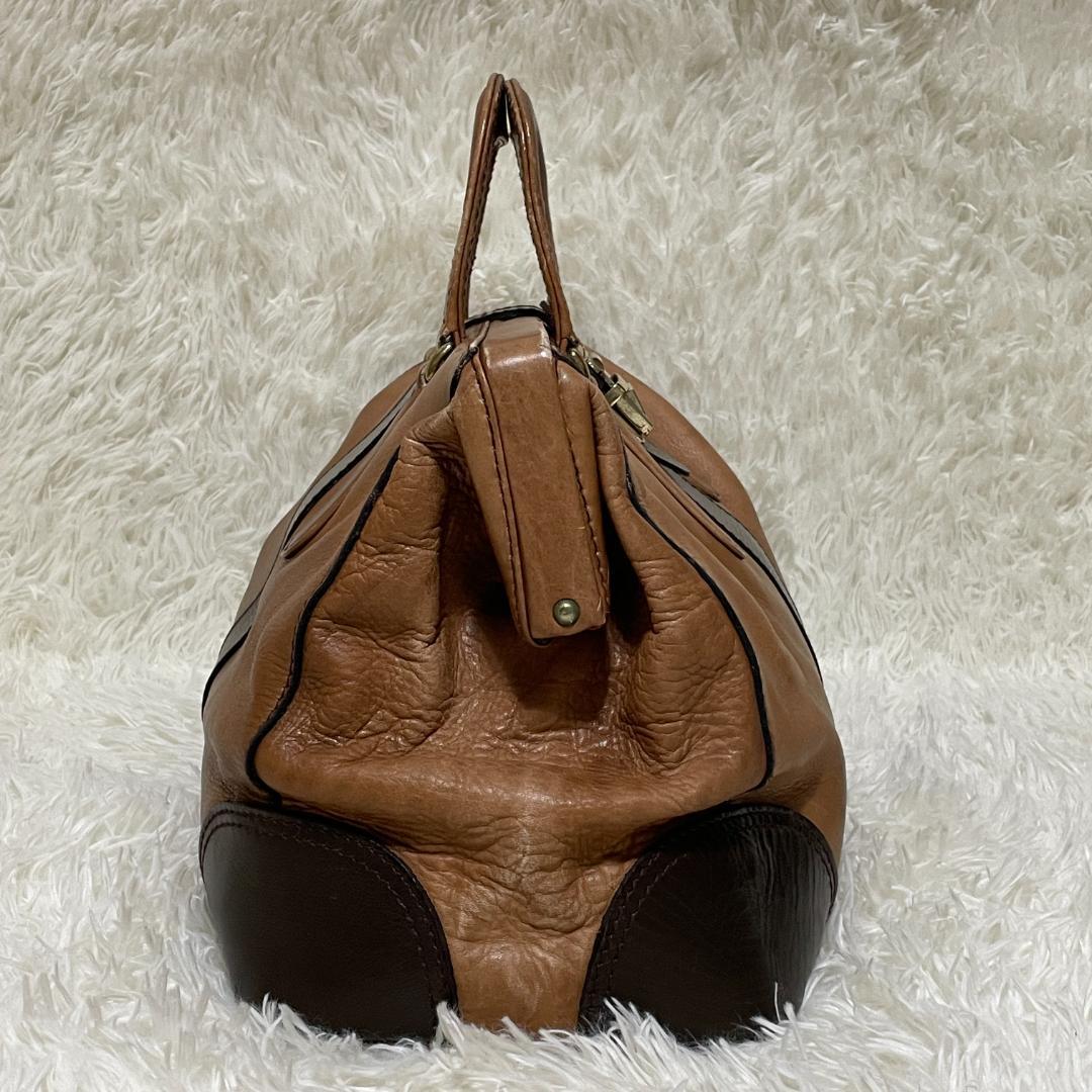 ポーター　レトロ　バロン　レザー 本革　ドクターバッグ　ダレスバッグ　カギ付