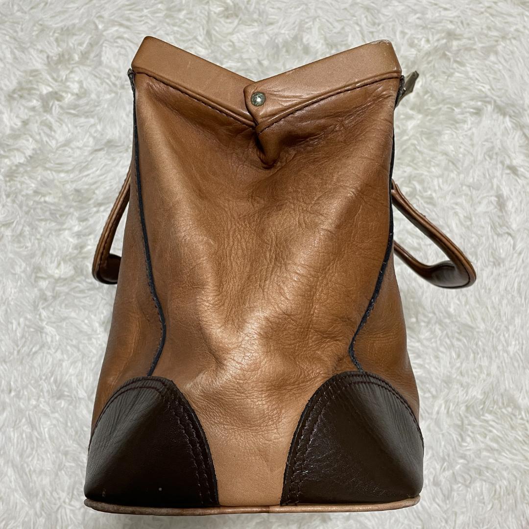 ポーター　レトロ　バロン　レザー 本革　ドクターバッグ　ダレスバッグ　カギ付