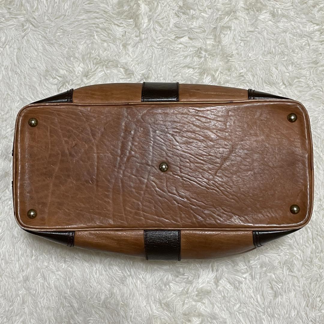 ポーター　レトロ　バロン　レザー 本革　ドクターバッグ　ダレスバッグ　カギ付