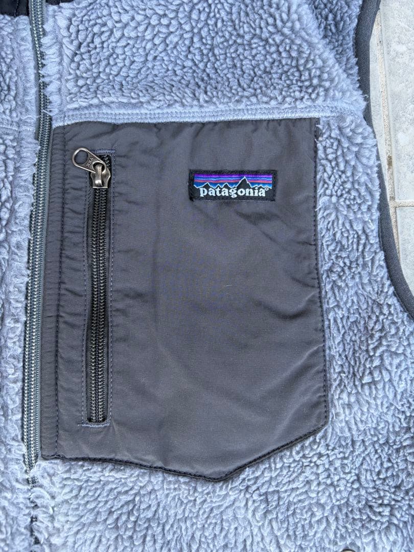 Patagonia フリースベスト グレー