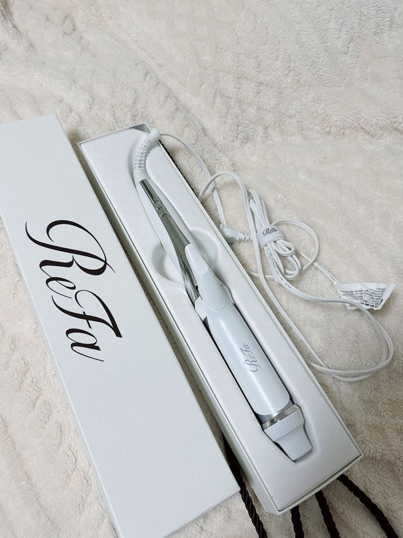 リファ コテ ヘアアイロン カール プロ 32 ホワイト 美品