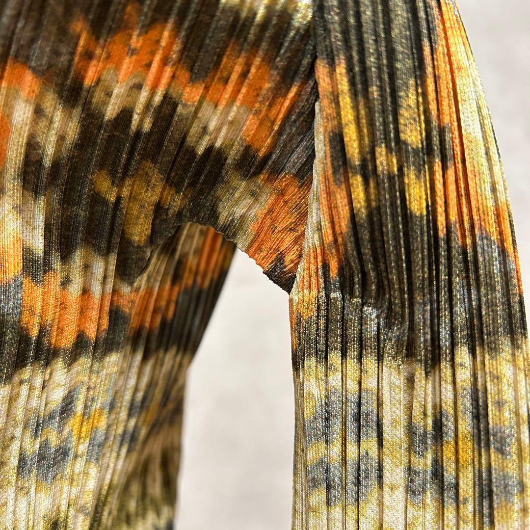 極美品★プリーツプリーズ　PLEATS PLEASE ノルディック柄トップス