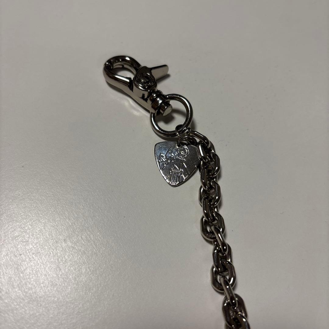 ウォレットチェーン ステンレススチール ハート型チャーム