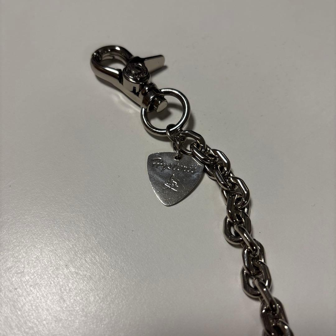ウォレットチェーン ステンレススチール ハート型チャーム