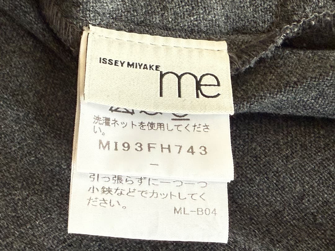 me Issey Miyake グレー プリーツ ノースリーブワンピース