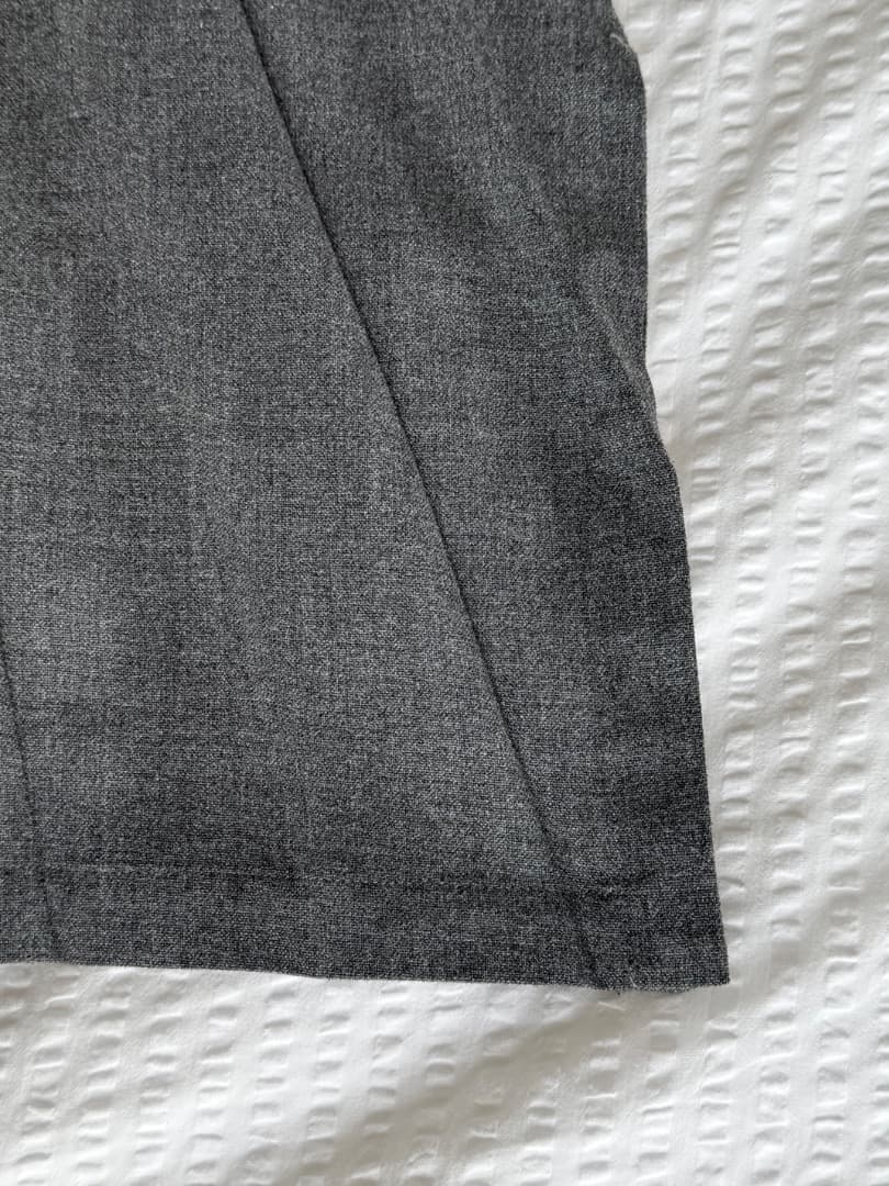 me Issey Miyake グレー プリーツ ノースリーブワンピース