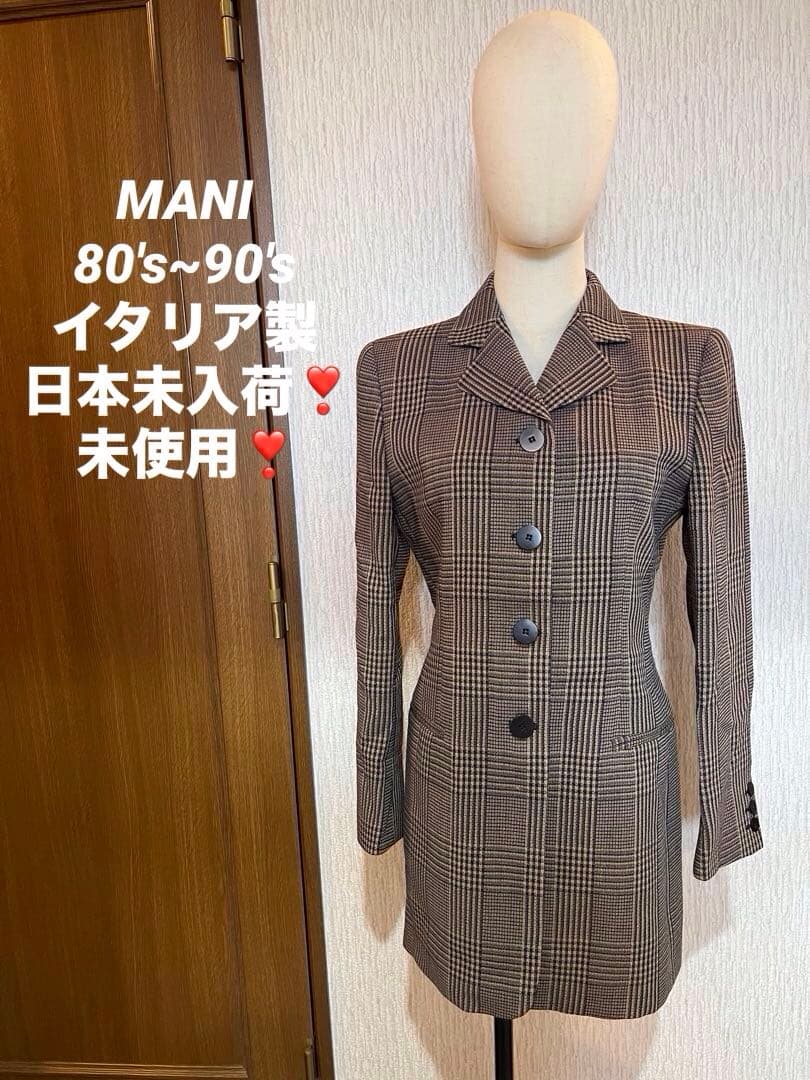 MANI 80's 90'sヴィンテージ　USA購入　希少❣️イタリア製　未使用❣️