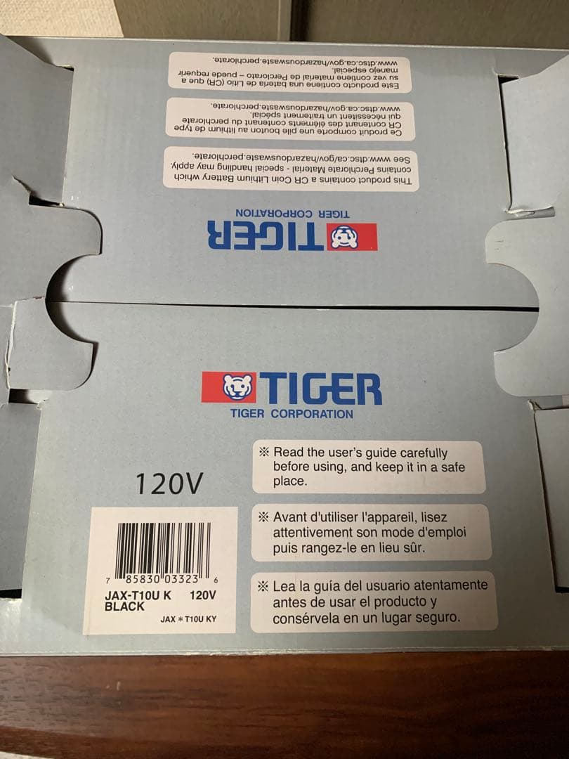 海外対応(カナダ)TIGER炊飯器 120v JAX-T10U/18U