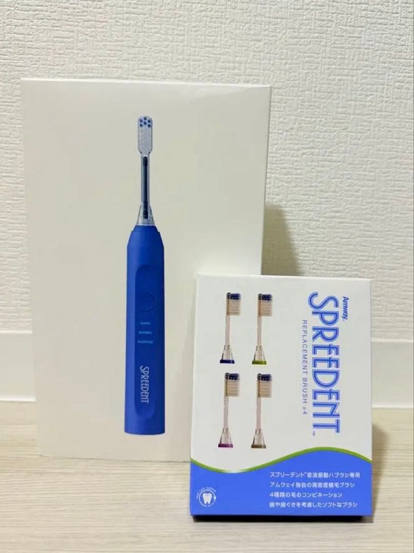 【新品未使用品】 アムウェイ 電動歯ブラシ本体＋換えブラシセット amway