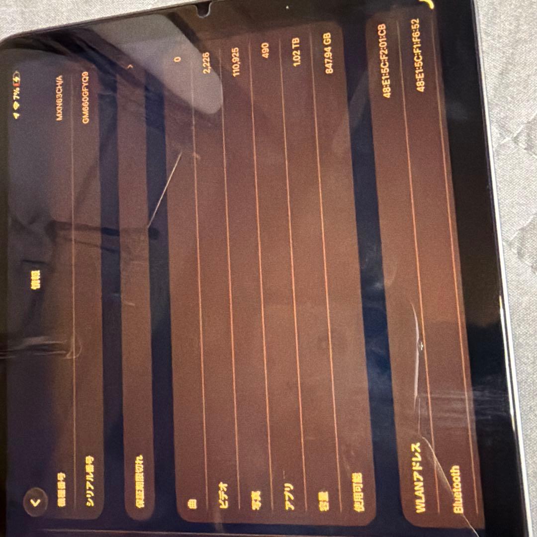 Apple iPad mini 7 A17 Pro スペースグレー 本体 1TB