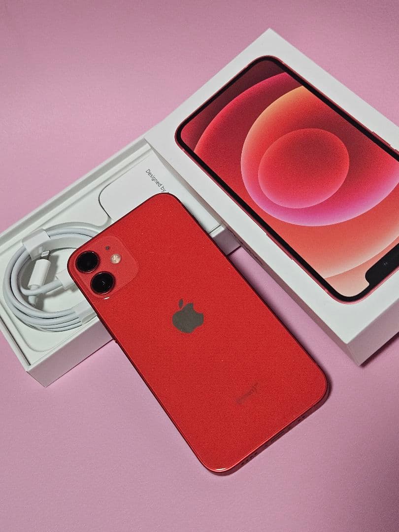 k*e様 iPhone 12 mini レッド 64GB SIMロック解除済フリ