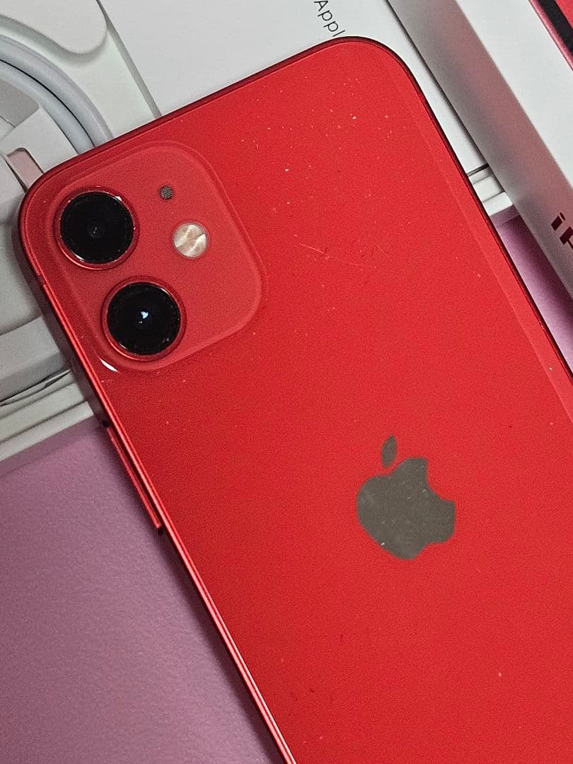 k*e様 iPhone 12 mini レッド 64GB SIMロック解除済フリ