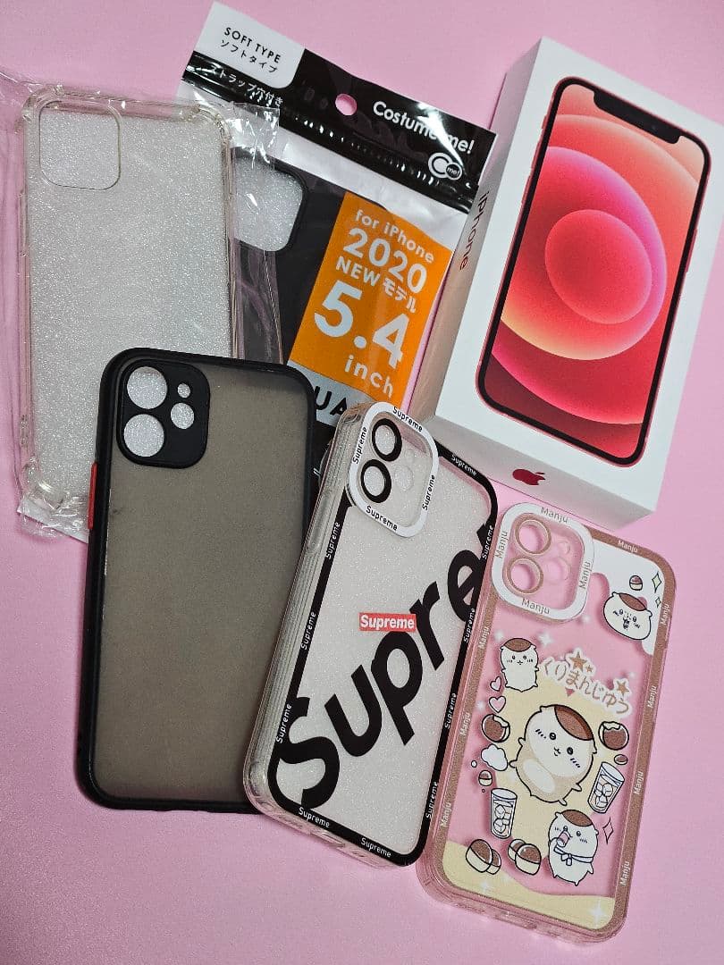 k*e様 iPhone 12 mini レッド 64GB SIMロック解除済フリ