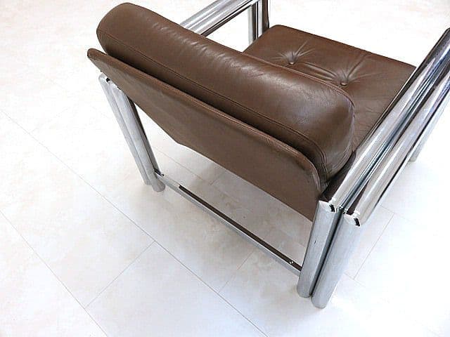 コ*ム様 希少品/ヴィンテージ　Knoll/ノール/ノル 本革1人掛けソファ　本