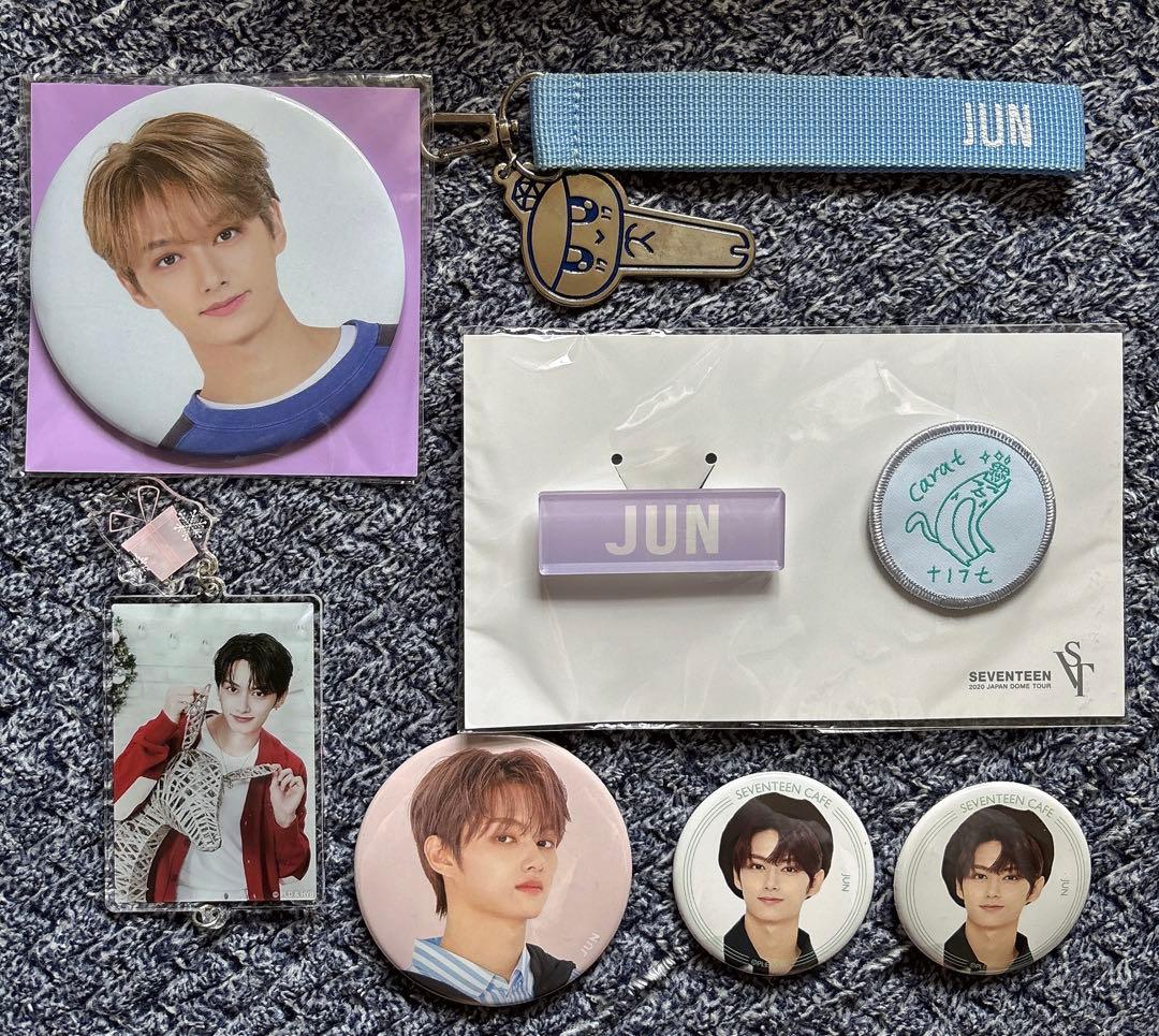 SEVENTEEN ジュン　缶バッジ　トレカ　ラキドロ　まとめ売り　ワッペン