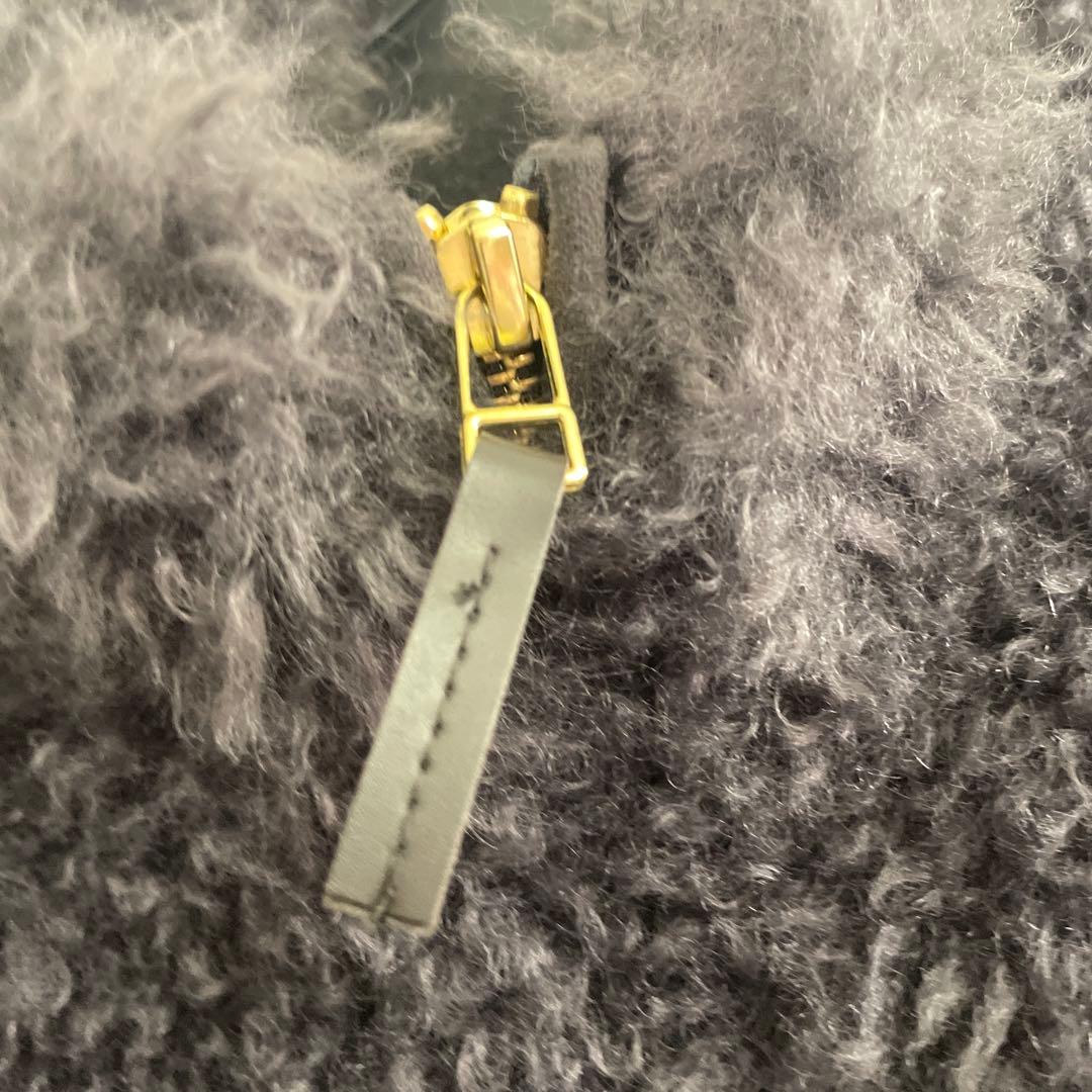 アルページュストーリー　プードルファーコート　チャコールグレーS