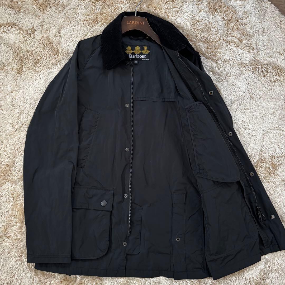 Barbour シェイプメモリー BEDALE SL ビデイル ブラック38