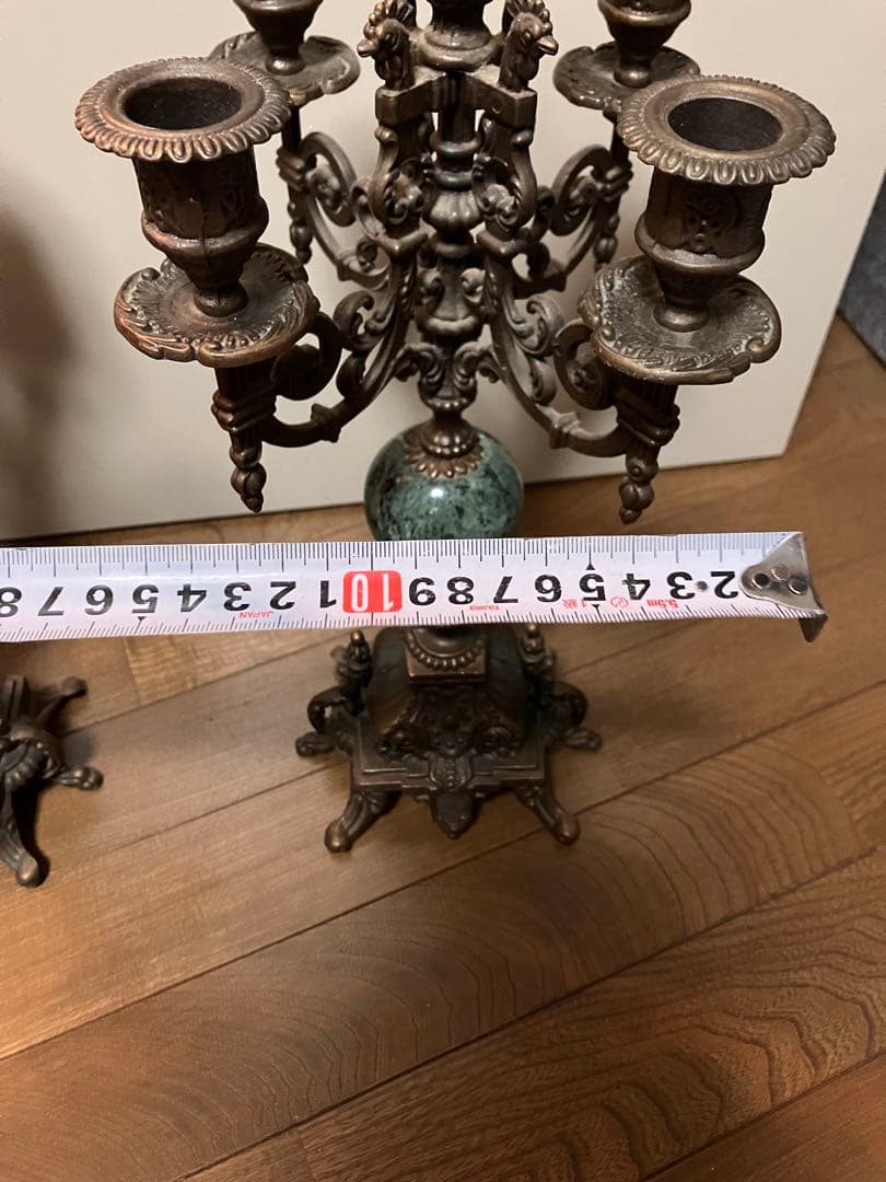 アンティーク キャンドルスタンド 2点セット