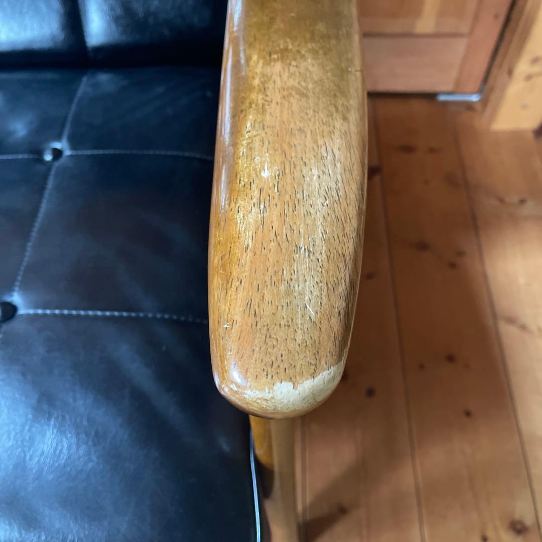 カリモク60 Kチェア 座面破れあり