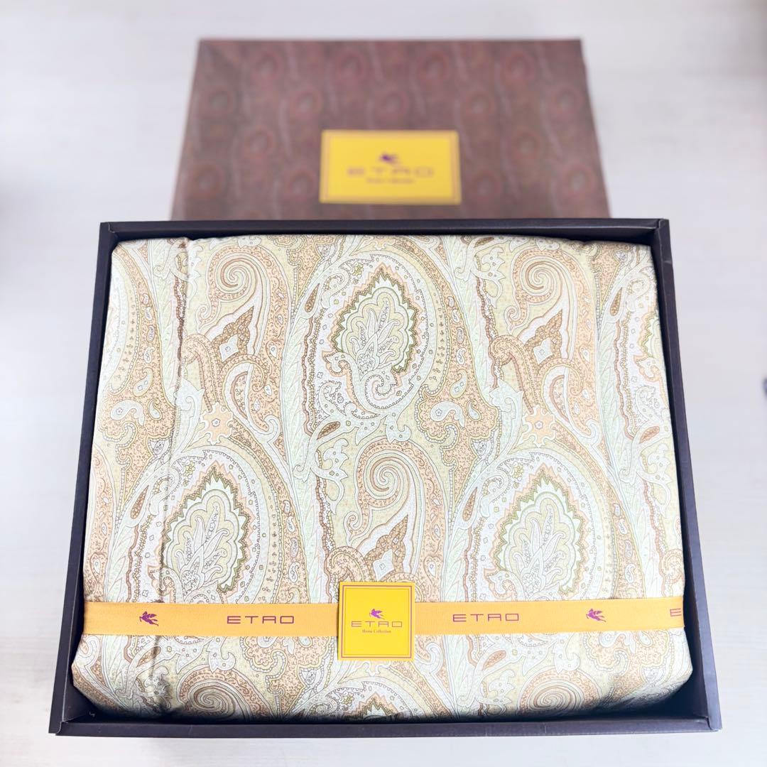 【新品未使用】西川産業 ETRO 羽毛肌掛けふとん 150×210cm 日本製