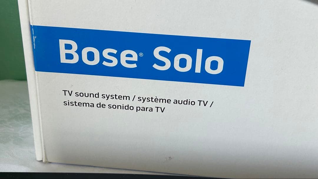 スピーカー・ウーファー Bose Solo TV sound system