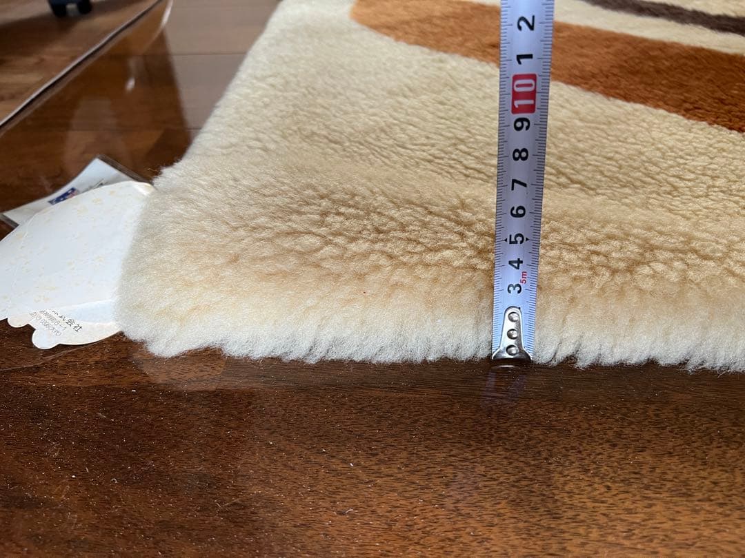 新品のムートンシーツ　布団　毛布 ブラウン　ムートンライフ