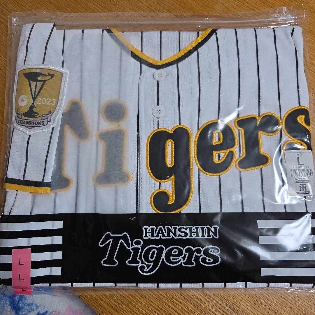 Hanshin Tigers ユニフォーム Lサイズ 　チャンピオンエンブレム
