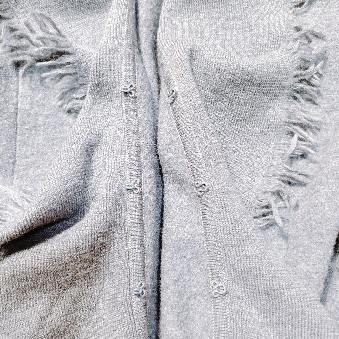 LEONARD レオナール レディース ウールジャケット フリンジ 40サイズ