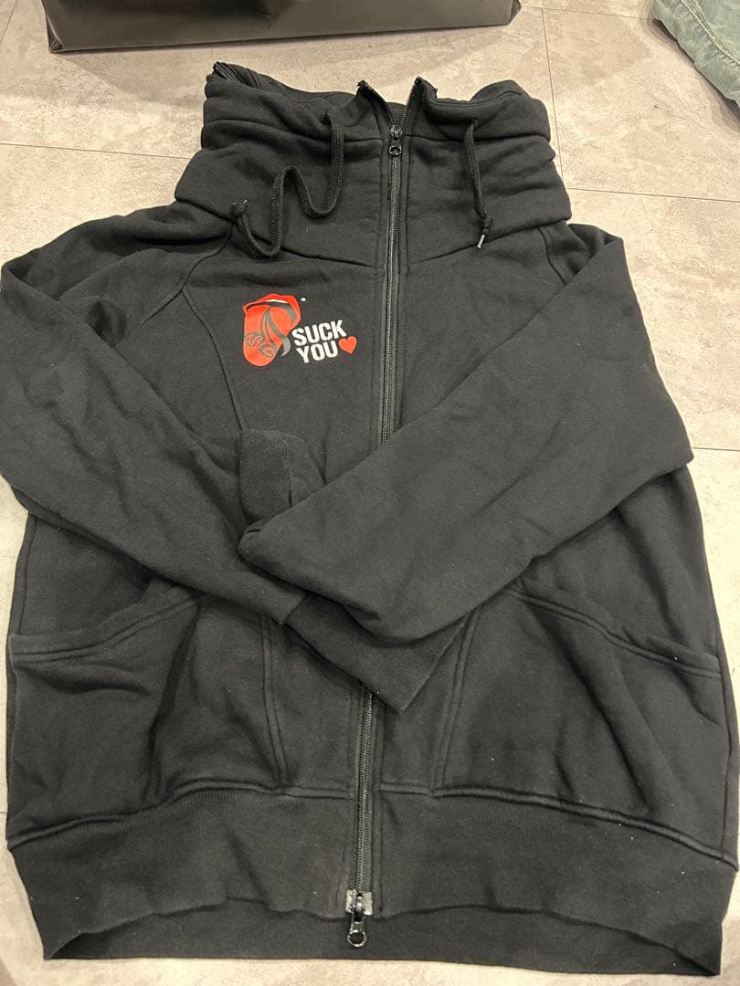 Acid Black Cherry ボリュームネックパーカー 黒