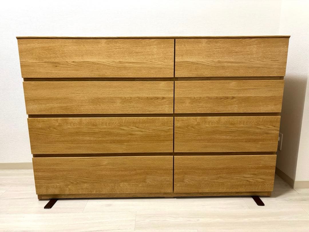 ニトリ　ローチェスト(クエス140-4LC LBR)